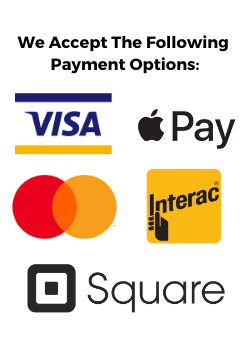We Accept The Following Cards_